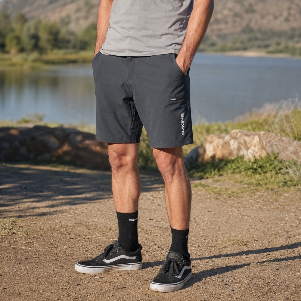 Dakine Mens Black Ripstop Stretch Mountain Bike‎ Hiking Shorts Size 42 BLK 11558